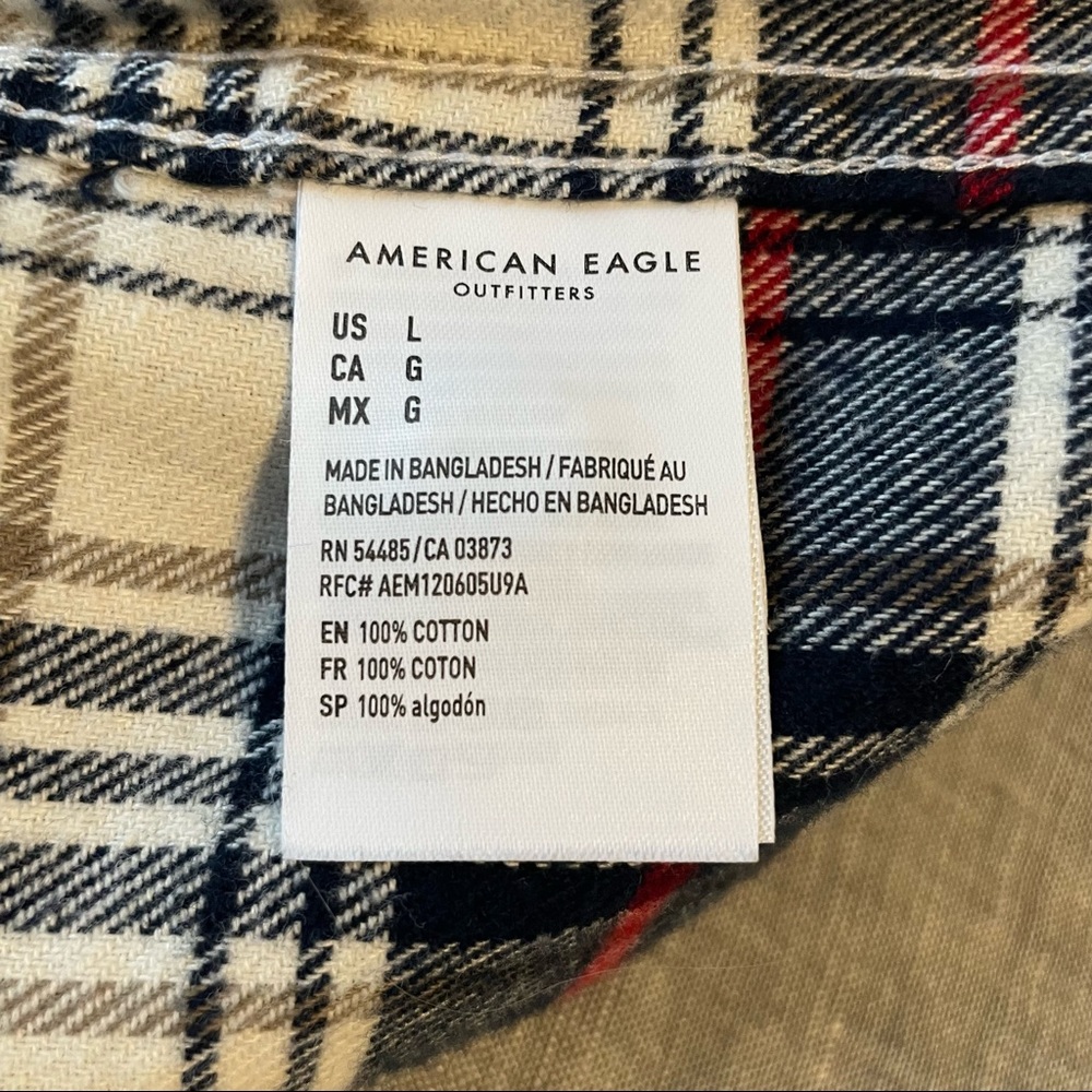 American Eagle Flannel Button Down - image 3